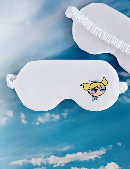 Powerpuff Girls Bubbles Saten Uyku Bandı