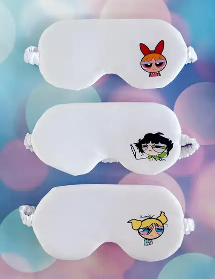 Powerpuff Girls En İyi Arkadaşlara Hediyelik 3lü Saten Uyku Bandı Seti