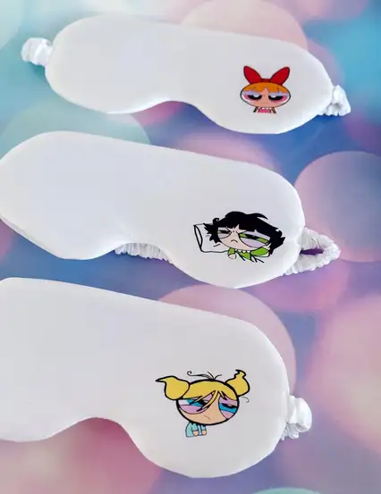 Powerpuff Girls En İyi Arkadaşlara Hediyelik 3lü Saten Uyku Bandı Seti