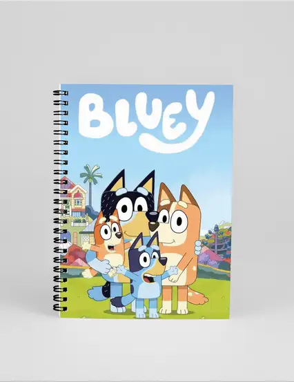 N248 Bluey Çizgi Film A5 Spiralli Defter