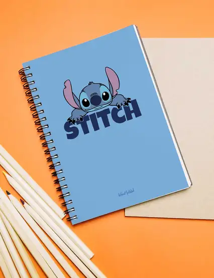 N249 Stitch A5 Spiralli Defter