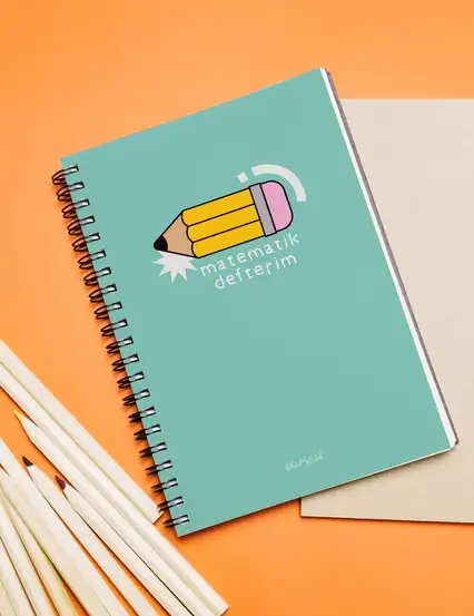 N251 Matematik Defteri A5 Spiralli Defter