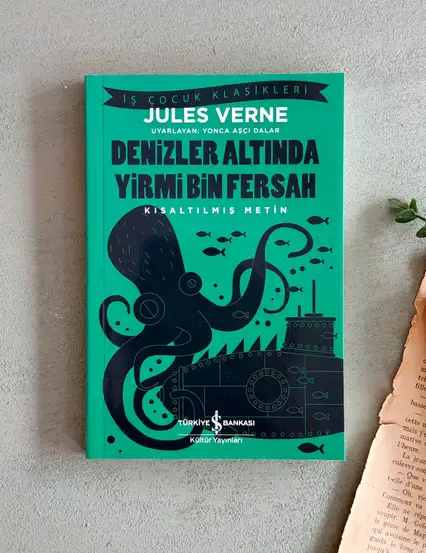 Türkiye İş Bankası Kültür Yayınları Denizler Altında Yirmi Bin Fersah – Kısaltılmış Metin