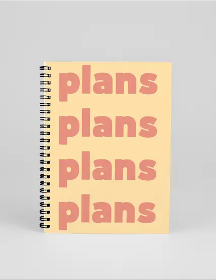 N259 Planlar A5 Spiralli Defter