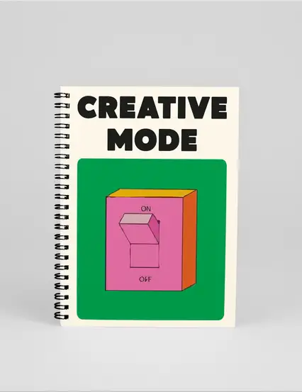 N261 Creative Mode A5 Spiralli Defter