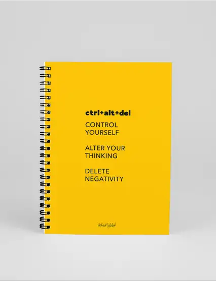N267 Control Yourself A5 Spiralli Defter