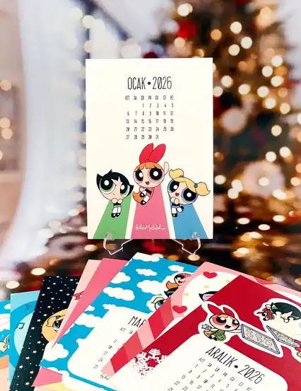 2026 Powerpuff Girls Masa Takvimi