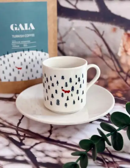 Tilki Türk Kahvesi Fincanı