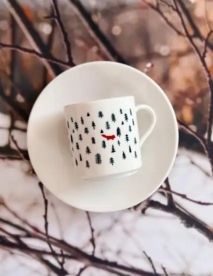 Tilki Türk Kahvesi Fincanı