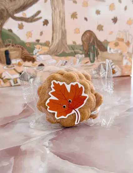 Yaprak Zencefilli Tarçınlı Kağıt Kurabiye