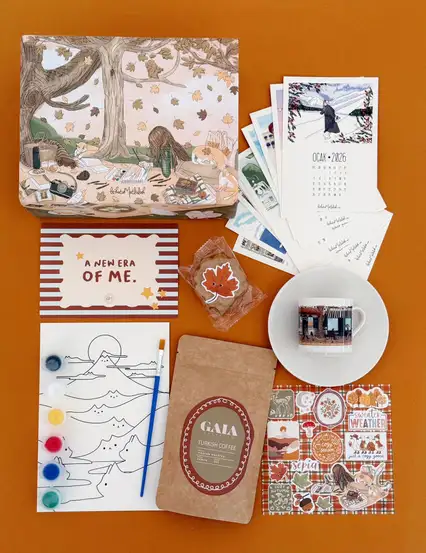 Sürpriz Sepya Hediye Kutusu Seti