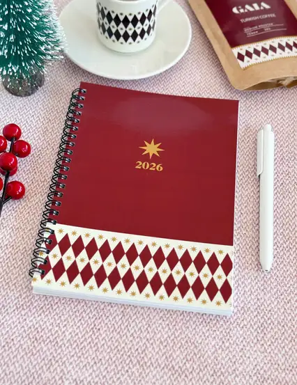 N280 Gold Premium 2026 Spiralli Defter