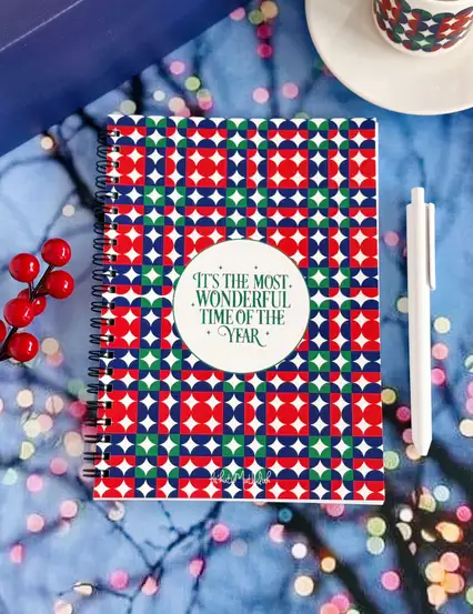 N273 Wonderful Year Yılbaşı A5 Spiralli Defter
