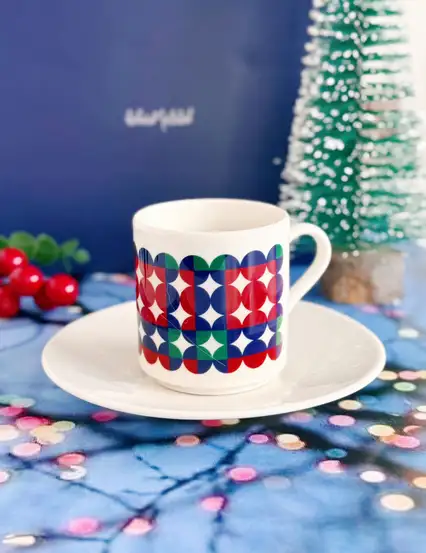 Yılbaşı Türk Kahvesi Fincanı