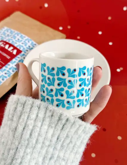 Anatolia Motifli Türk Kahvesi Fincanı