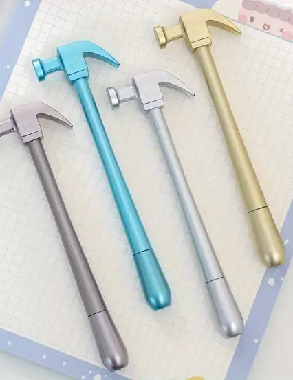 Retro Yaratıcı Çekiç Kalem Hediye Metal Tükenmez Kalem