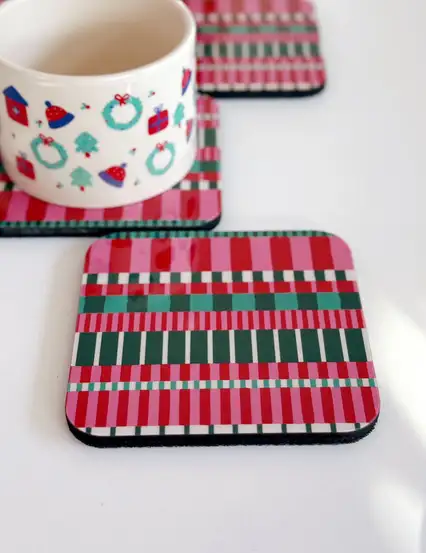 Cool Yılbaşı Bardak Altlığı