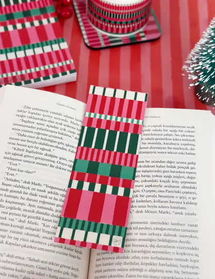 Cool Pattern Kitap Ayracı