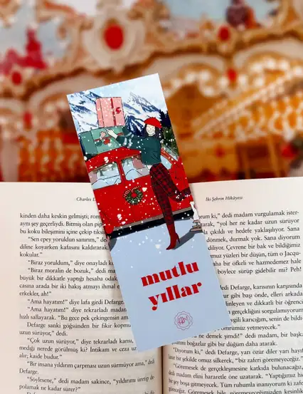 Vosvoslu Kız Çizimli Kitap Ayracı