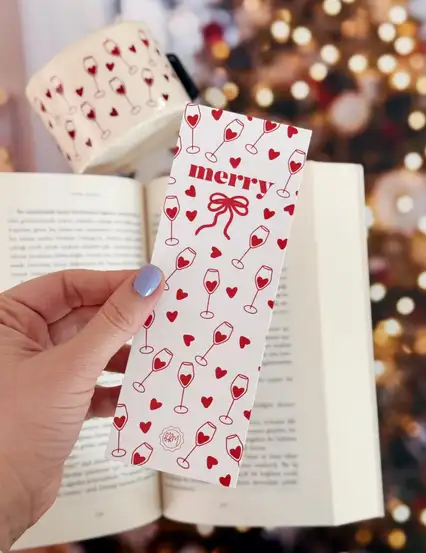 Merry Fiyonklu Kitap Ayracı