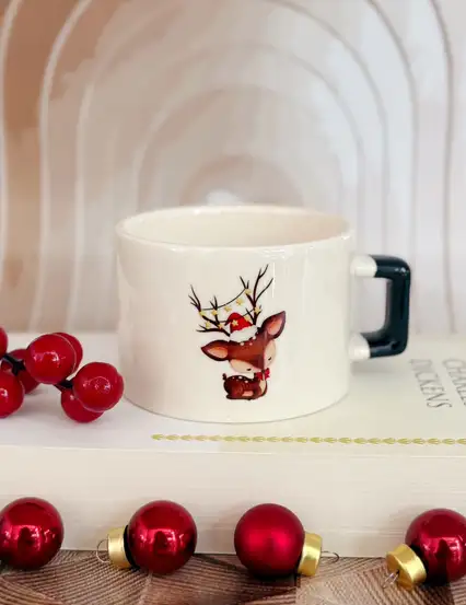 Geyikli Hediye Kupa Fincan