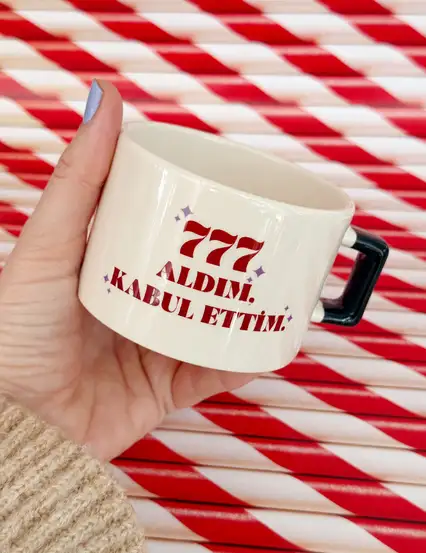 2026 Benim Yılım Olacak Manifestli Yılbaşı Hediye Kupa Fincan