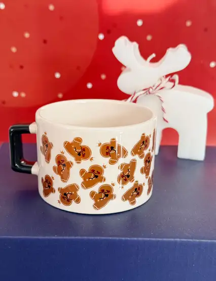 Vintage Kurabiye Adam Kupa Fincan