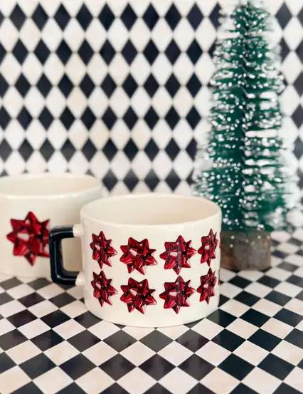 Hediye Paketi Süslü Kupa Fincan