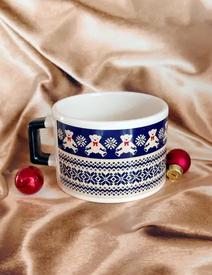 Vintage Ayıcıklı Kupa Fincan