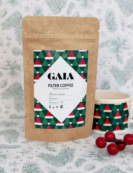 Filtre Kahve - Yılbaşı Ruhu Gaia Anatolia Filter Coffee 50 gr.