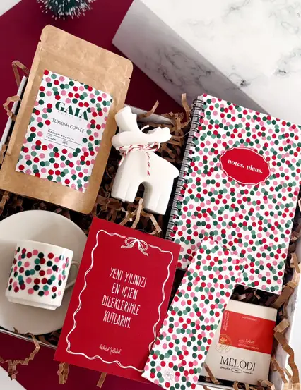 Konfeti Yılbaşı Hediye Kutusu