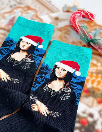 Mona Lisa Yılbaşı Çorabı