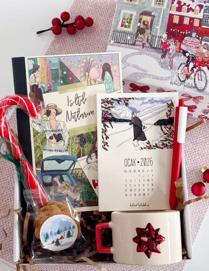 Bikutumutluluk Kızı Yılbaşı Hediye Kutusu