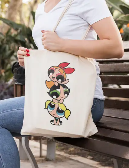 Powerpuff Girls Temalı Hediye Bez Çanta