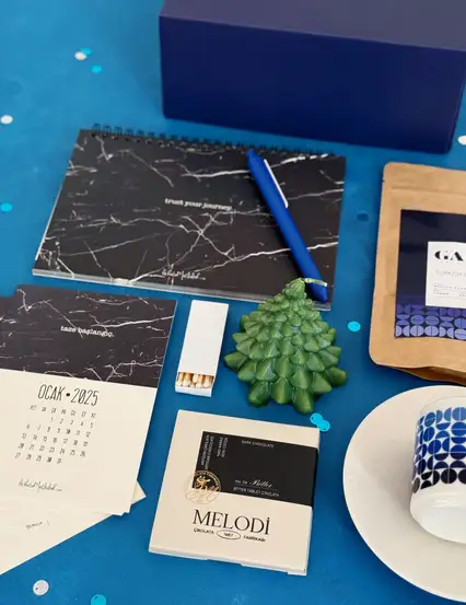 Mavi Motivasyon Hediye Kutusu