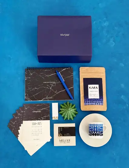 Mavi Motivasyon Hediye Kutusu