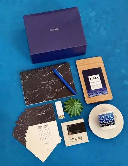 Mavi Motivasyon Hediye Kutusu