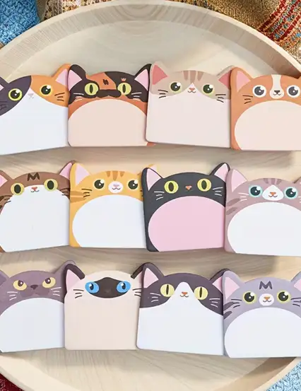 Kediler Post It Not Kağıdı NotPad