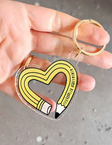 Öğretmene Hediyelik Anahtarlık