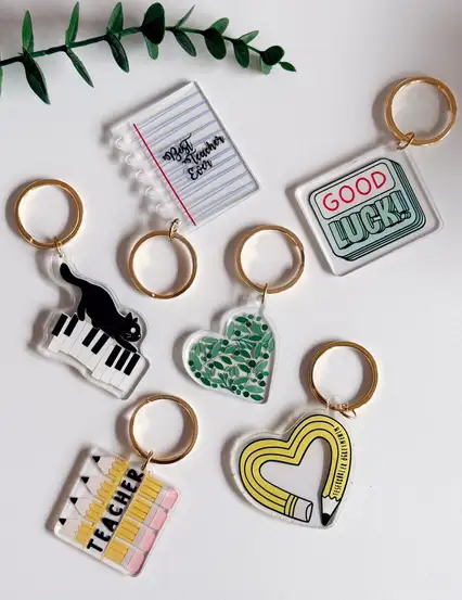 Müzisyen Kedili Piyano Anahtarlık