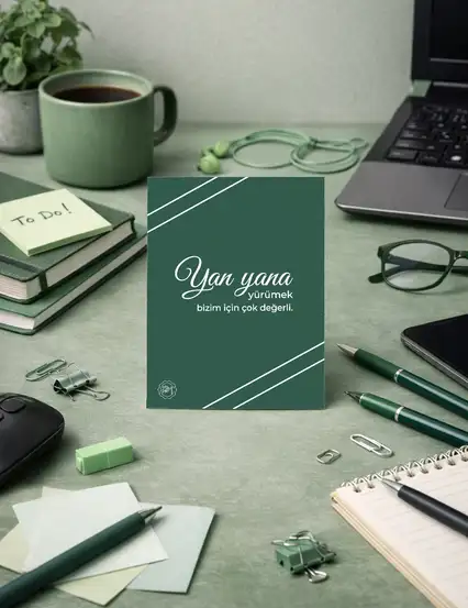 Kurumsal Hediye Motivasyon Kartı Kartpostal