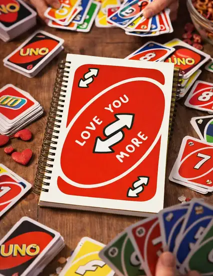 N288 Love You Again Uno A5 Spiralli Defter