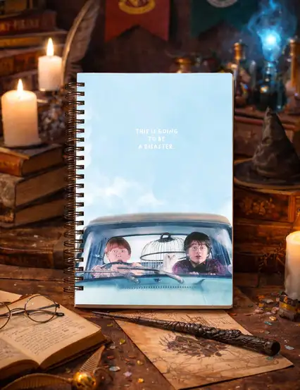 Harry ve Ron Hediye Spiralli Defter