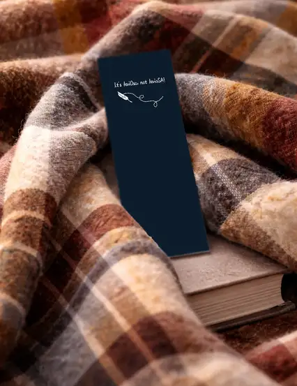 It's Leviosa Not Leviosa Lacivert Kitap Ayracı