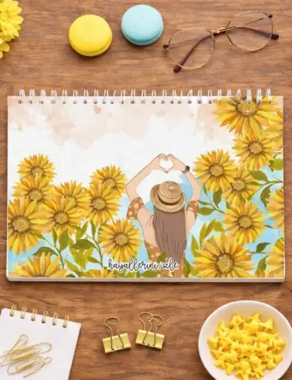 Haftalık Planlayıcı Defter - Ayçiçeği