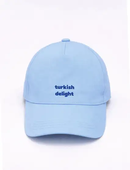 Turkish Delight Cap Pastel Mavi Şapka