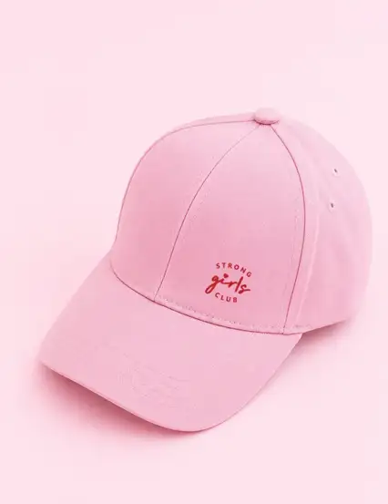 Strong Girls Club Pembe Şapka