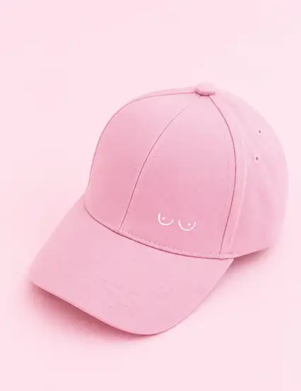 Boobs Pembe Şapka