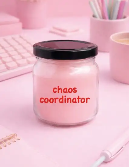 Chaos Coordinator Pembe Kokulu Kavanoz Mum