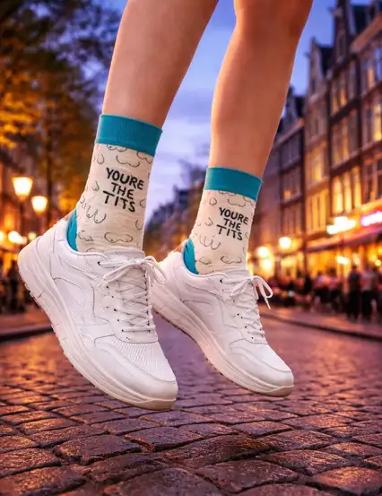 You're The Tits Boobs Çorap